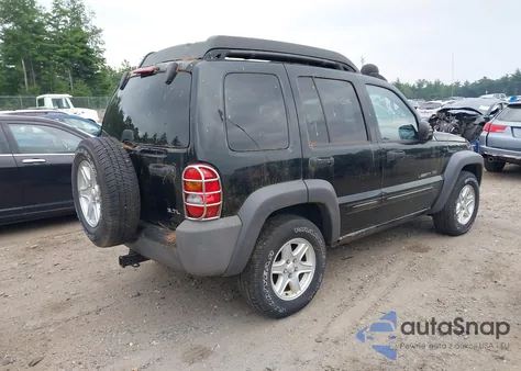 2004 Jeep Liberty Sport from USA, damaged, VIN 1J4GL48K84W282274
